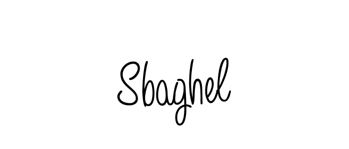 Make a short Sbaghel signature style. Manage your documents anywhere anytime using Angelique-Rose-font-FFP. Create and add eSignatures, submit forms, share and send files easily. Sbaghel signature style 5 images and pictures png