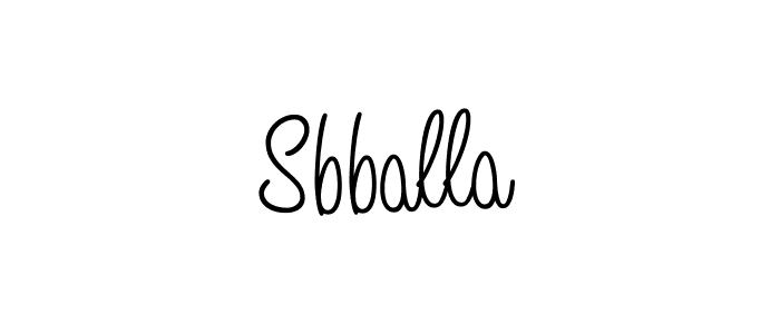 Also we have Sbballa name is the best signature style. Create professional handwritten signature collection using Angelique-Rose-font-FFP autograph style. Sbballa signature style 5 images and pictures png