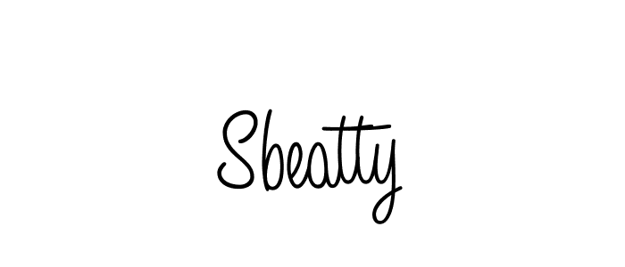 Also You can easily find your signature by using the search form. We will create Sbeatty name handwritten signature images for you free of cost using Angelique-Rose-font-FFP sign style. Sbeatty signature style 5 images and pictures png