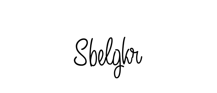 How to make Sbelgkr signature? Angelique-Rose-font-FFP is a professional autograph style. Create handwritten signature for Sbelgkr name. Sbelgkr signature style 5 images and pictures png