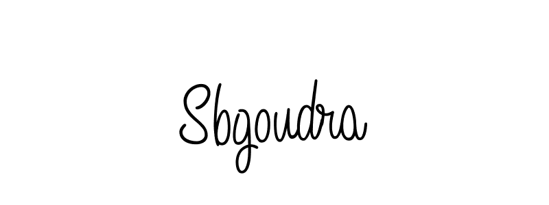 How to make Sbgoudra signature? Angelique-Rose-font-FFP is a professional autograph style. Create handwritten signature for Sbgoudra name. Sbgoudra signature style 5 images and pictures png