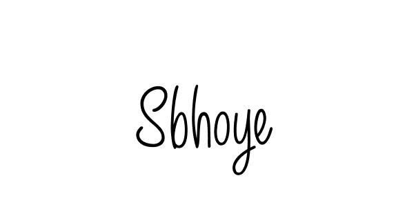 Sbhoye stylish signature style. Best Handwritten Sign (Angelique-Rose-font-FFP) for my name. Handwritten Signature Collection Ideas for my name Sbhoye. Sbhoye signature style 5 images and pictures png
