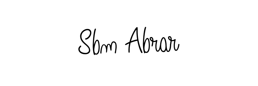 Here are the top 10 professional signature styles for the name Sbm Abrar. These are the best autograph styles you can use for your name. Sbm Abrar signature style 5 images and pictures png