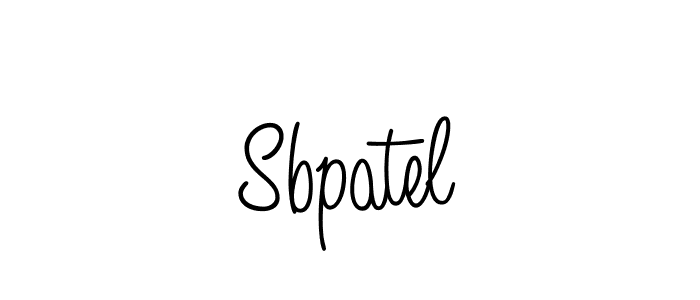 Design your own signature with our free online signature maker. With this signature software, you can create a handwritten (Angelique-Rose-font-FFP) signature for name Sbpatel. Sbpatel signature style 5 images and pictures png