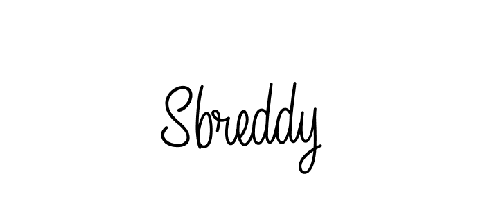 Design your own signature with our free online signature maker. With this signature software, you can create a handwritten (Angelique-Rose-font-FFP) signature for name Sbreddy. Sbreddy signature style 5 images and pictures png