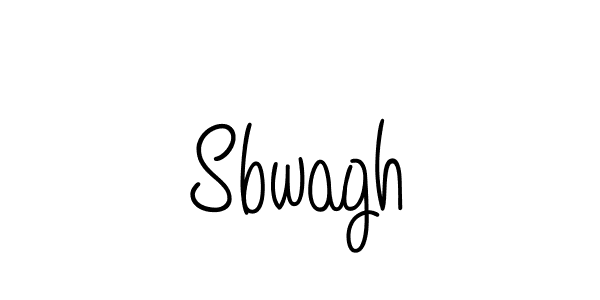 Create a beautiful signature design for name Sbwagh. With this signature (Angelique-Rose-font-FFP) fonts, you can make a handwritten signature for free. Sbwagh signature style 5 images and pictures png