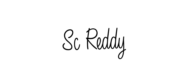 Make a beautiful signature design for name Sc Reddy. With this signature (Angelique-Rose-font-FFP) style, you can create a handwritten signature for free. Sc Reddy signature style 5 images and pictures png