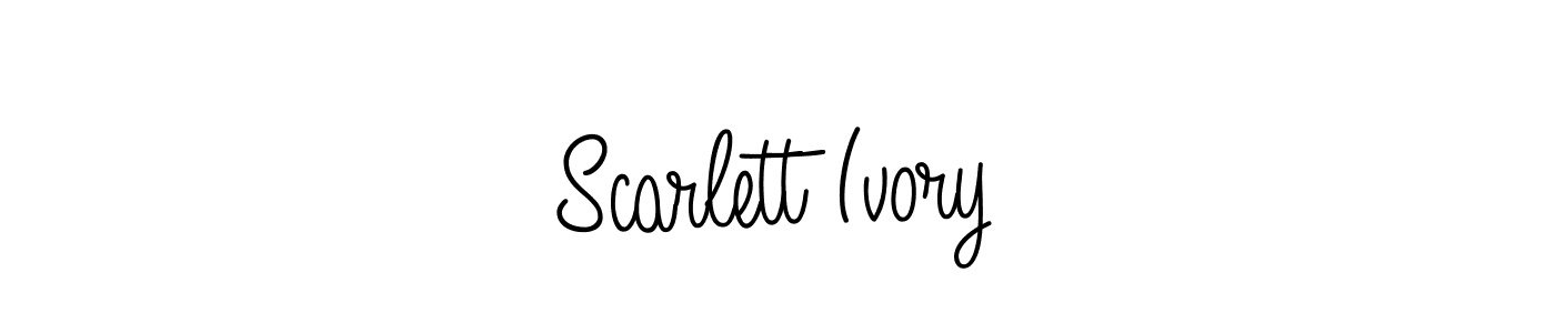 You can use this online signature creator to create a handwritten signature for the name Scarlett Ivory. This is the best online autograph maker. Scarlett Ivory signature style 5 images and pictures png