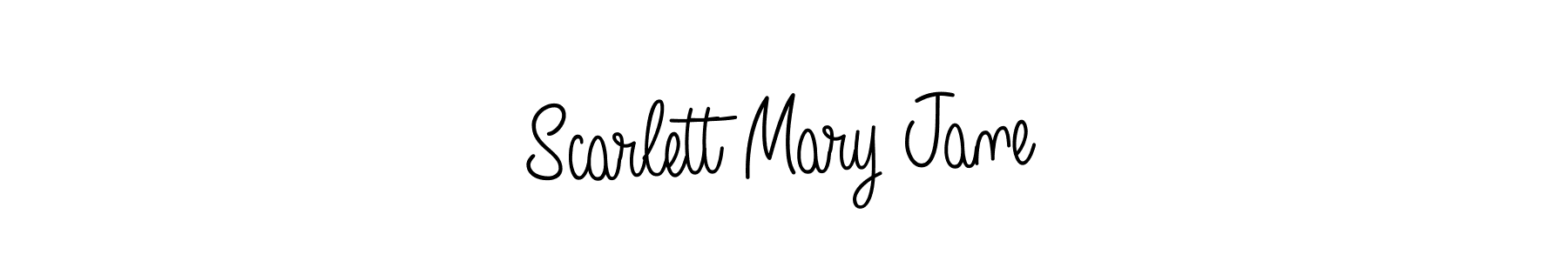 Make a beautiful signature design for name Scarlett Mary Jane. Use this online signature maker to create a handwritten signature for free. Scarlett Mary Jane signature style 5 images and pictures png