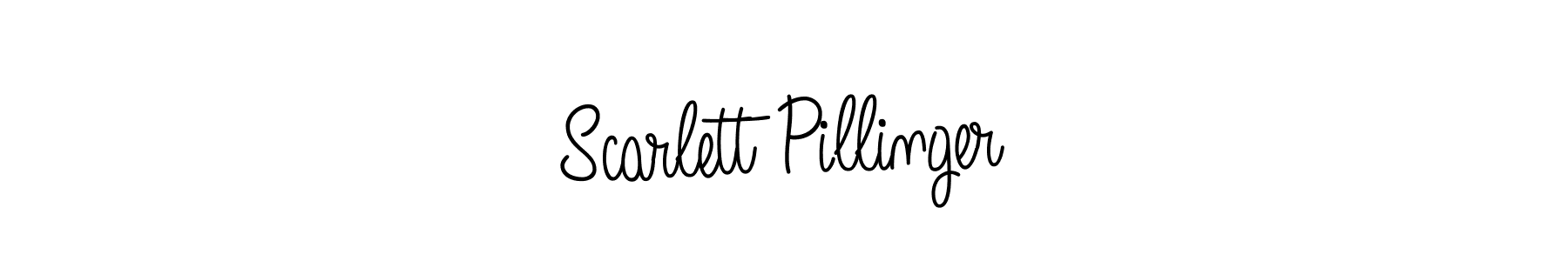 The best way (Angelique-Rose-font-FFP) to make a short signature is to pick only two or three words in your name. The name Scarlett Pillinger include a total of six letters. For converting this name. Scarlett Pillinger signature style 5 images and pictures png