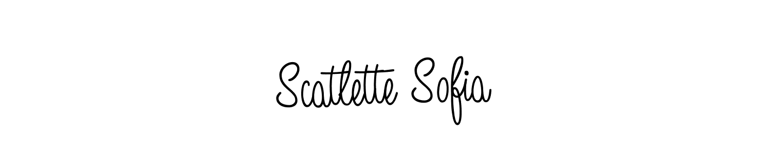 Similarly Angelique-Rose-font-FFP is the best handwritten signature design. Signature creator online .You can use it as an online autograph creator for name Scatlette Sofia. Scatlette Sofia signature style 5 images and pictures png