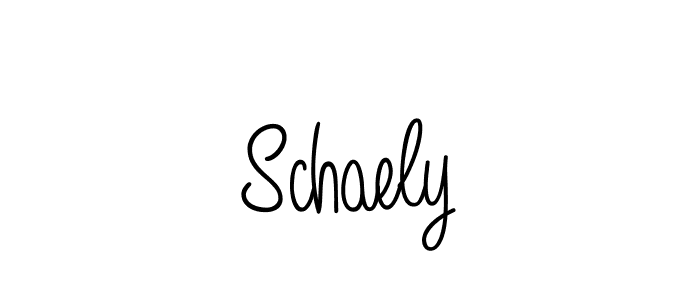 Make a beautiful signature design for name Schaely. With this signature (Angelique-Rose-font-FFP) style, you can create a handwritten signature for free. Schaely signature style 5 images and pictures png