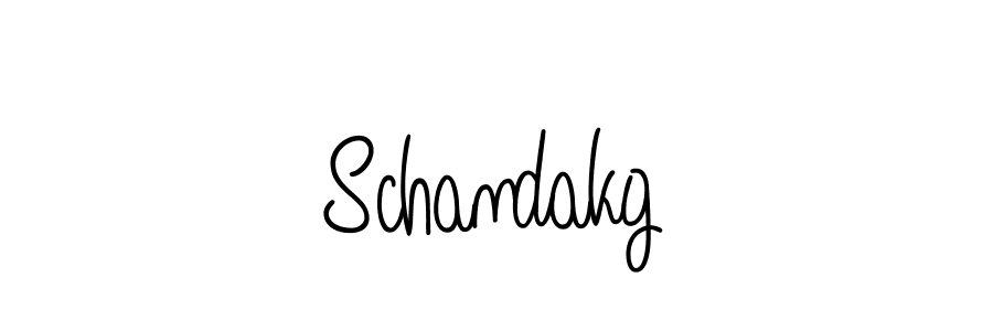 The best way (Angelique-Rose-font-FFP) to make a short signature is to pick only two or three words in your name. The name Schandakg include a total of six letters. For converting this name. Schandakg signature style 5 images and pictures png