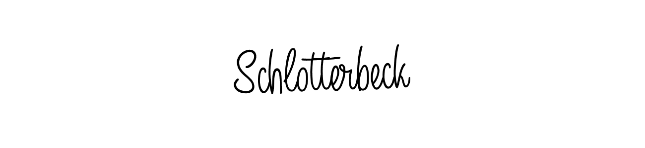 How to Draw Schlotterbeck signature style? Angelique-Rose-font-FFP is a latest design signature styles for name Schlotterbeck. Schlotterbeck signature style 5 images and pictures png