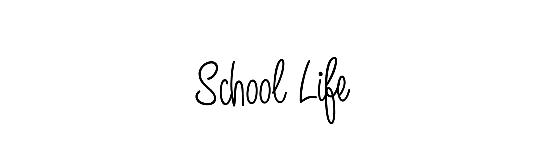 This is the best signature style for the School Life name. Also you like these signature font (Angelique-Rose-font-FFP). Mix name signature. School Life signature style 5 images and pictures png