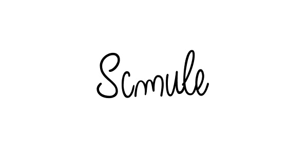 Design your own signature with our free online signature maker. With this signature software, you can create a handwritten (Angelique-Rose-font-FFP) signature for name Scmule. Scmule signature style 5 images and pictures png