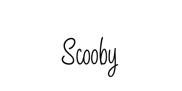 How to make Scooby signature? Angelique-Rose-font-FFP is a professional autograph style. Create handwritten signature for Scooby name. Scooby signature style 5 images and pictures png