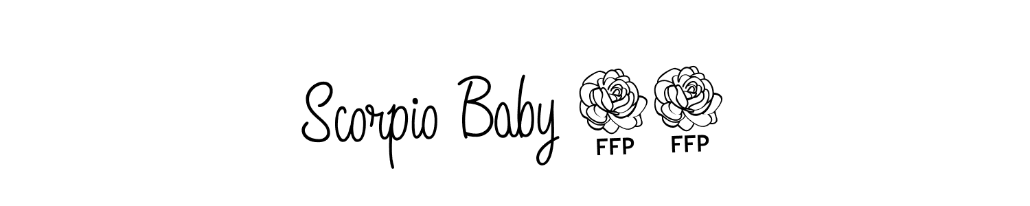 How to make Scorpio Baby 28 signature? Angelique-Rose-font-FFP is a professional autograph style. Create handwritten signature for Scorpio Baby 28 name. Scorpio Baby 28 signature style 5 images and pictures png