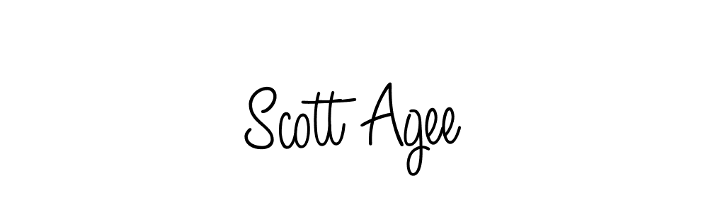 Angelique-Rose-font-FFP is a professional signature style that is perfect for those who want to add a touch of class to their signature. It is also a great choice for those who want to make their signature more unique. Get Scott Agee name to fancy signature for free. Scott Agee signature style 5 images and pictures png