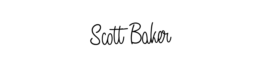 Use a signature maker to create a handwritten signature online. With this signature software, you can design (Angelique-Rose-font-FFP) your own signature for name Scott Baker. Scott Baker signature style 5 images and pictures png