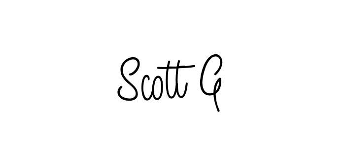 Create a beautiful signature design for name Scott G. With this signature (Angelique-Rose-font-FFP) fonts, you can make a handwritten signature for free. Scott G signature style 5 images and pictures png