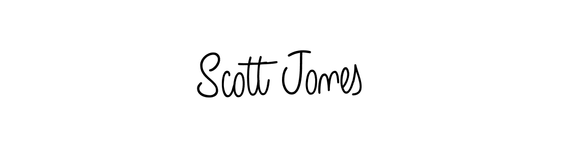 You should practise on your own different ways (Angelique-Rose-font-FFP) to write your name (Scott Jones) in signature. don't let someone else do it for you. Scott Jones signature style 5 images and pictures png