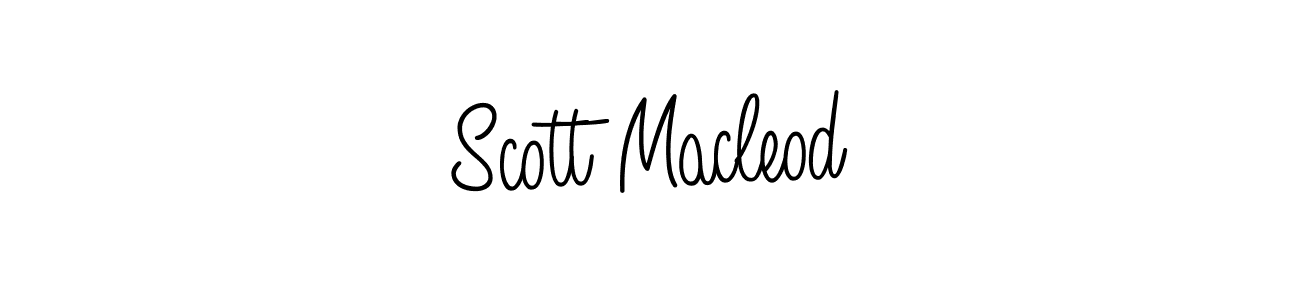 Make a beautiful signature design for name Scott Macleod. With this signature (Angelique-Rose-font-FFP) style, you can create a handwritten signature for free. Scott Macleod signature style 5 images and pictures png