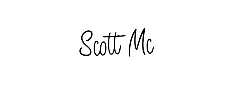 Create a beautiful signature design for name Scott Mc. With this signature (Angelique-Rose-font-FFP) fonts, you can make a handwritten signature for free. Scott Mc signature style 5 images and pictures png