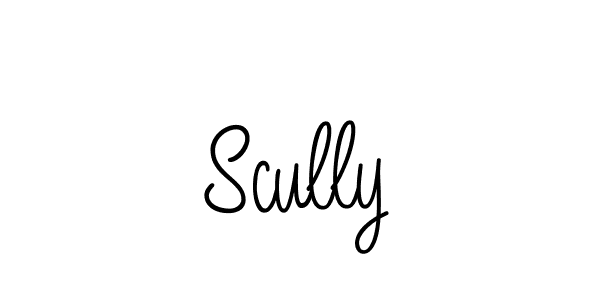 Use a signature maker to create a handwritten signature online. With this signature software, you can design (Angelique-Rose-font-FFP) your own signature for name Scully. Scully signature style 5 images and pictures png