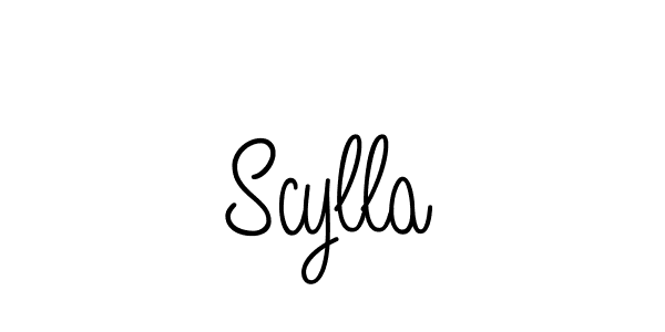 if you are searching for the best signature style for your name Scylla. so please give up your signature search. here we have designed multiple signature styles  using Angelique-Rose-font-FFP. Scylla signature style 5 images and pictures png