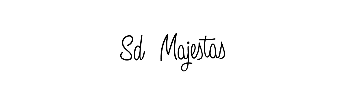 Make a beautiful signature design for name Sd  Majestas. With this signature (Angelique-Rose-font-FFP) style, you can create a handwritten signature for free. Sd  Majestas signature style 5 images and pictures png