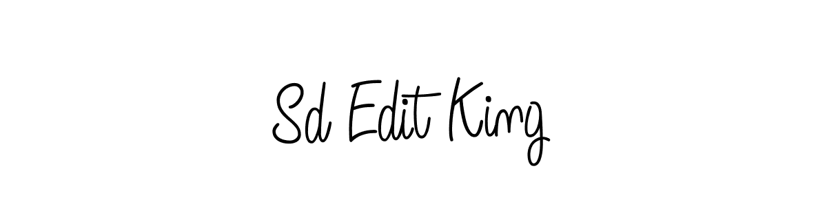 Once you've used our free online signature maker to create your best signature Angelique-Rose-font-FFP style, it's time to enjoy all of the benefits that Sd Edit King name signing documents. Sd Edit King signature style 5 images and pictures png