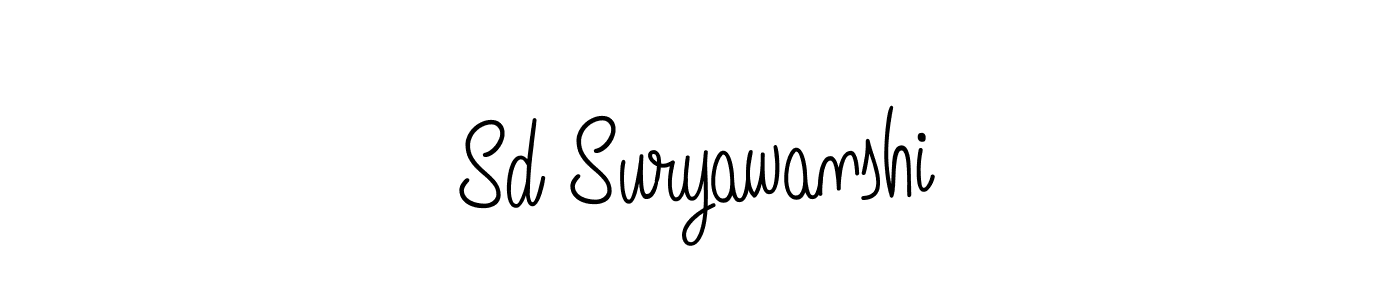 Once you've used our free online signature maker to create your best signature Angelique-Rose-font-FFP style, it's time to enjoy all of the benefits that Sd Suryawanshi name signing documents. Sd Suryawanshi signature style 5 images and pictures png