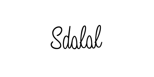 Design your own signature with our free online signature maker. With this signature software, you can create a handwritten (Angelique-Rose-font-FFP) signature for name Sdalal. Sdalal signature style 5 images and pictures png