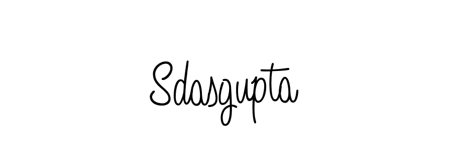 Use a signature maker to create a handwritten signature online. With this signature software, you can design (Angelique-Rose-font-FFP) your own signature for name Sdasgupta. Sdasgupta signature style 5 images and pictures png