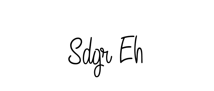 The best way (Angelique-Rose-font-FFP) to make a short signature is to pick only two or three words in your name. The name Sdgr Eh include a total of six letters. For converting this name. Sdgr Eh signature style 5 images and pictures png
