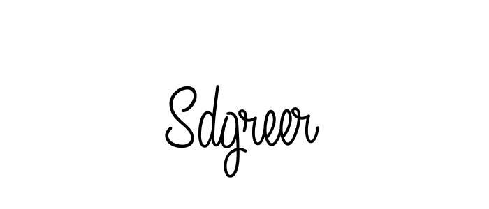 How to Draw Sdgreer signature style? Angelique-Rose-font-FFP is a latest design signature styles for name Sdgreer. Sdgreer signature style 5 images and pictures png