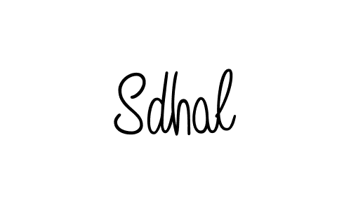 Sdhal stylish signature style. Best Handwritten Sign (Angelique-Rose-font-FFP) for my name. Handwritten Signature Collection Ideas for my name Sdhal. Sdhal signature style 5 images and pictures png