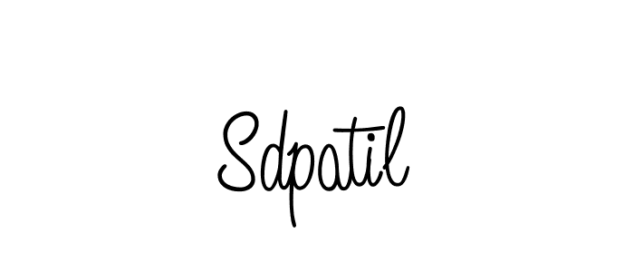 Create a beautiful signature design for name Sdpatil. With this signature (Angelique-Rose-font-FFP) fonts, you can make a handwritten signature for free. Sdpatil signature style 5 images and pictures png