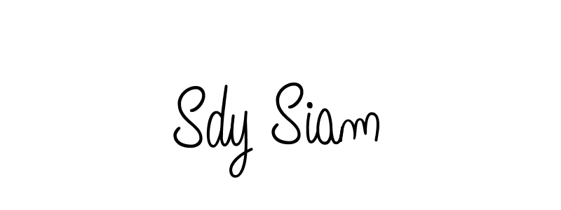 Make a beautiful signature design for name Sdy Siam. Use this online signature maker to create a handwritten signature for free. Sdy Siam signature style 5 images and pictures png