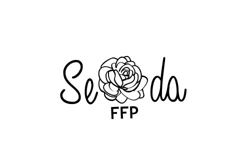 You should practise on your own different ways (Angelique-Rose-font-FFP) to write your name (Se3da) in signature. don't let someone else do it for you. Se3da signature style 5 images and pictures png