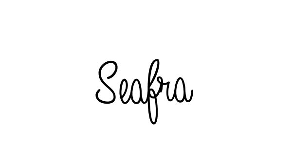 Use a signature maker to create a handwritten signature online. With this signature software, you can design (Angelique-Rose-font-FFP) your own signature for name Seafra. Seafra signature style 5 images and pictures png