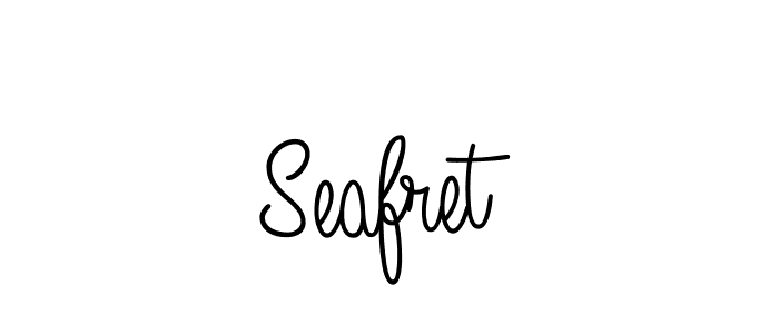 How to make Seafret signature? Angelique-Rose-font-FFP is a professional autograph style. Create handwritten signature for Seafret name. Seafret signature style 5 images and pictures png