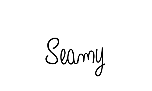 if you are searching for the best signature style for your name Seamy. so please give up your signature search. here we have designed multiple signature styles  using Angelique-Rose-font-FFP. Seamy signature style 5 images and pictures png