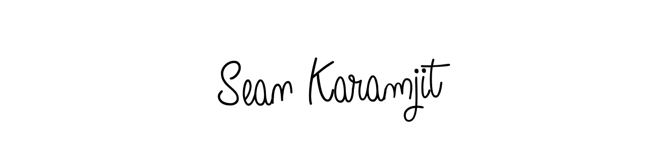 Similarly Angelique-Rose-font-FFP is the best handwritten signature design. Signature creator online .You can use it as an online autograph creator for name Sean Karamjit. Sean Karamjit signature style 5 images and pictures png