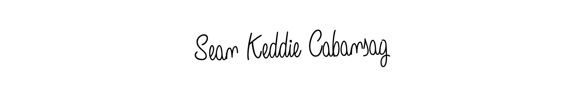 Make a short Sean Keddie Cabansag signature style. Manage your documents anywhere anytime using Angelique-Rose-font-FFP. Create and add eSignatures, submit forms, share and send files easily. Sean Keddie Cabansag signature style 5 images and pictures png