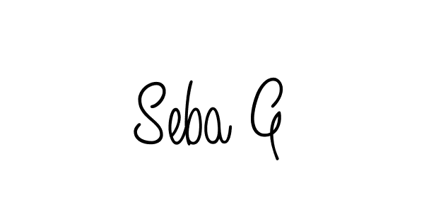 Make a short Seba G signature style. Manage your documents anywhere anytime using Angelique-Rose-font-FFP. Create and add eSignatures, submit forms, share and send files easily. Seba G signature style 5 images and pictures png