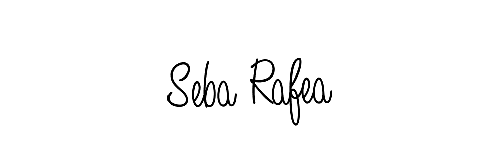 Seba Rafea stylish signature style. Best Handwritten Sign (Angelique-Rose-font-FFP) for my name. Handwritten Signature Collection Ideas for my name Seba Rafea. Seba Rafea signature style 5 images and pictures png