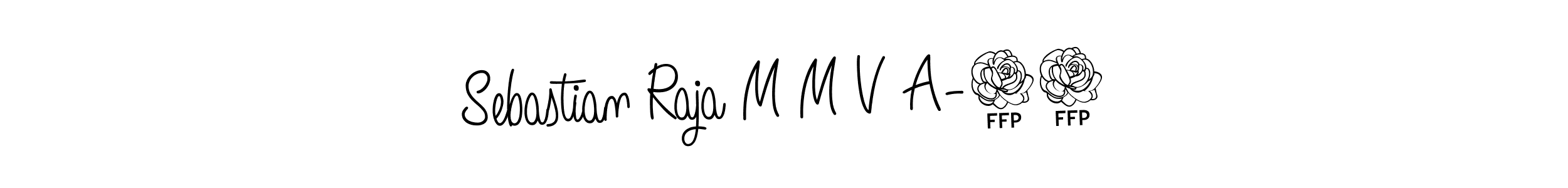 Also You can easily find your signature by using the search form. We will create Sebastian Raja M M V A-21 name handwritten signature images for you free of cost using Angelique-Rose-font-FFP sign style. Sebastian Raja M M V A-21 signature style 5 images and pictures png
