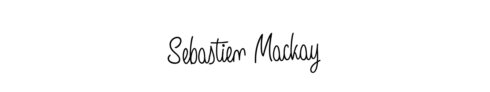 How to make Sebastien Mackay name signature. Use Angelique-Rose-font-FFP style for creating short signs online. This is the latest handwritten sign. Sebastien Mackay signature style 5 images and pictures png